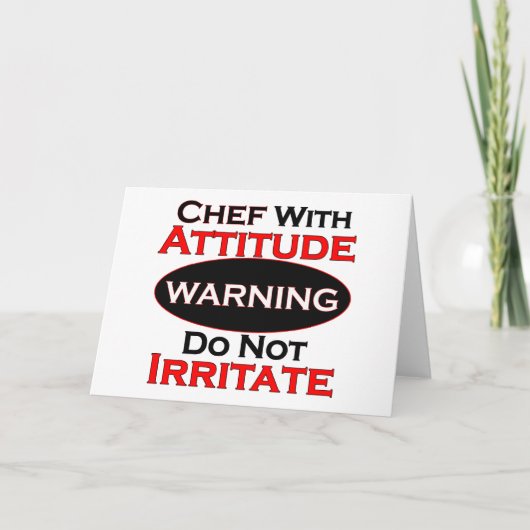 Carte Chef Avec Attitude (Devant)
