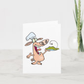 Carte Chef Cochon Avec Nourriture (Devant)