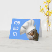 Carte Chef Cute (Fleur jaune)