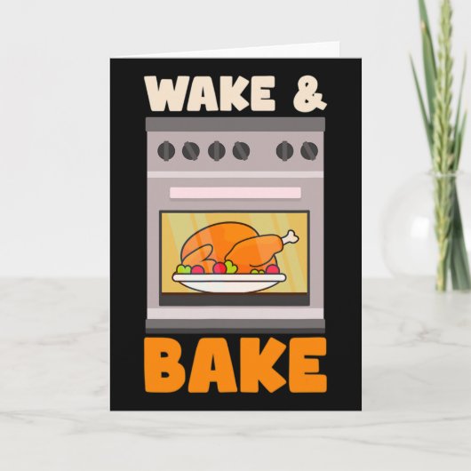Carte Chef de Thanksgiving Wake Ke Design (Devant)