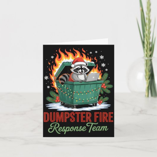 Carte Chef d'équipe de réponse aux décharges de feu Noël (Devant)
