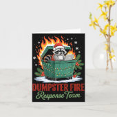 Carte Chef d'équipe de réponse aux décharges de feu Noël (Fleur jaune)
