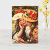 Carte Chef d'oeuvre de Renior (Fleur jaune)