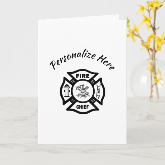 Carte Chef Fire (Fleur jaune)