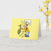 Carte Chef Français ~ Est-Ce Votre Poisson D'Anniversair (Fleur jaune)