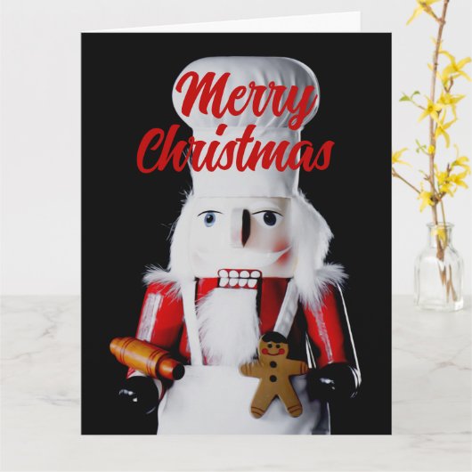 Carte Chef Nutcracker (Fleur jaune)