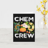 Carte Chem Boo Crew Halloween Chemist Match (Fleur jaune)