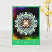 Carte Chemin conscient (Fleur jaune)