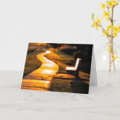 Carte Chemin D'Accès Au Coucher Du Soleil (Fleur jaune)