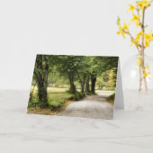 Carte Chemin dans le pays (Fleur jaune)