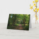Carte Chemin dans les bois (Fleur jaune)