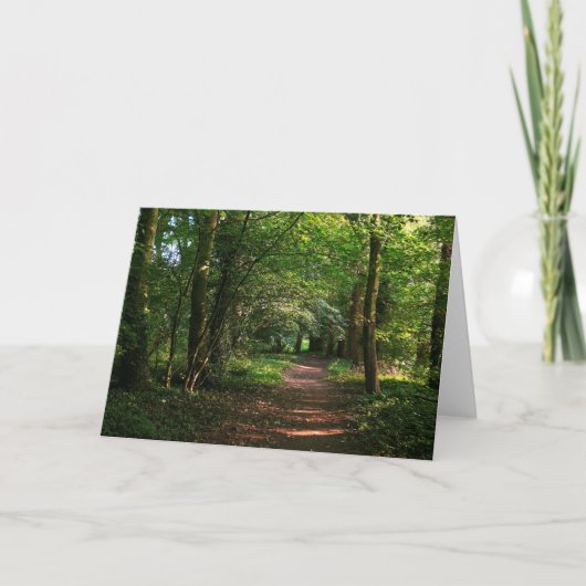Carte Chemin dans les bois (Devant)
