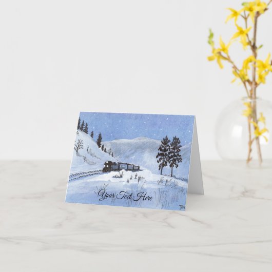 Carte Chemin de fer (Fleur jaune)