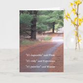 Carte Chemin de la forêt motivationnelle (Fleur jaune)