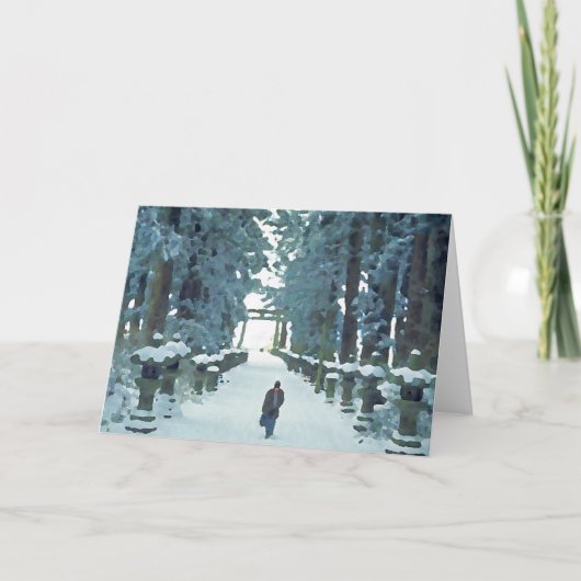 Carte Chemin de neige (Devant)