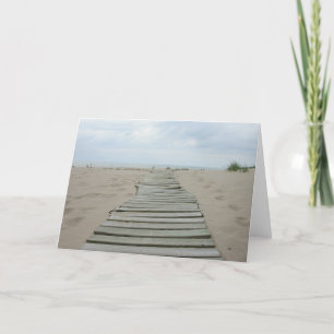 Carte Chemin en bois de planche