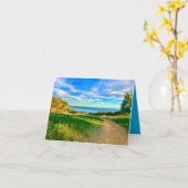 Carte Chemin vers la mer (Fleur jaune)