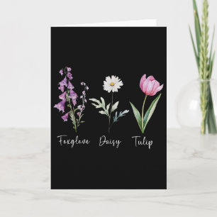 Carte Chemise Anti Trump Fleur Subtile Foxglove Da