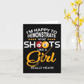 Carte Chemise Billiards (Fleur jaune)