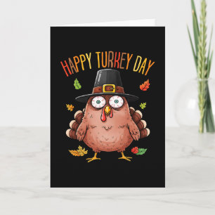 Carte Chemise Bonne Fête de la dinde Drôle de Thanksgivi