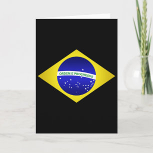 Carte Chemise Brésil Football Brésilien Football Drapeau
