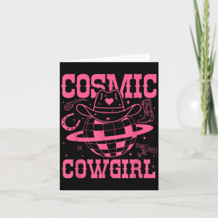 Carte Chemise Cosmic Space Cowgirls Enterrement de Vie d