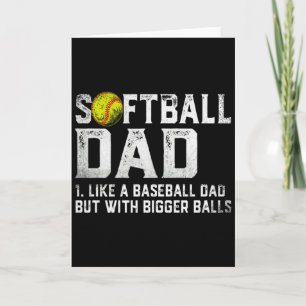 Carte Chemise D T pour Papas de Softball Masculin Baseba