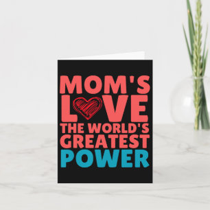 Carte Chemise d'amour de maman pour les cadeaux de la fê