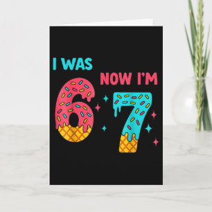 Carte Chemise d'anniversaire de 7 ans J'avais 6 ans main