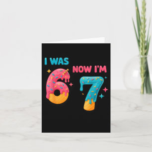 Carte Chemise d'anniversaire de 7 ans J'avais 6 ans main