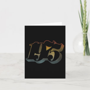 Carte Chemise D'Anniversaire vintage 1975 Pour Hommes Re
