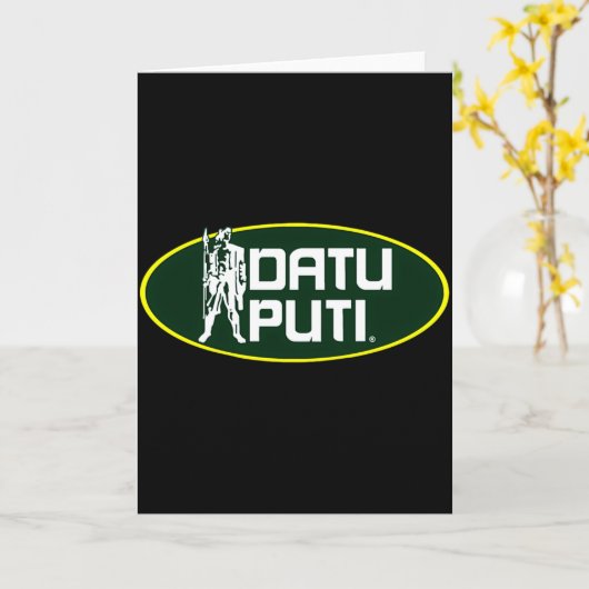 Carte Chemise Datu Puti  (Fleur jaune)