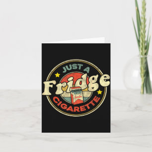 Carte Chemise de cigarette de réfrigérateur juste un gra
