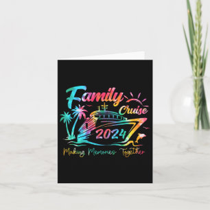 Carte Chemise de croisière familiale 2024 Vacances à fai