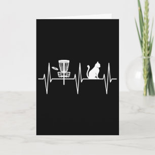 Carte Chemise de Disc Golf Amusant Amateur de Chat Batte