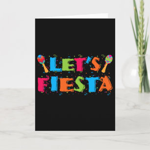 Carte Chemise de fête Let's Fiesta Cinco De Mayo