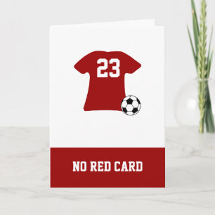 Carte Chemise De Football Personnalisée Avec Boule