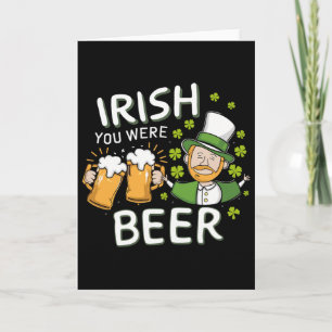 Carte Chemise de la Saint-Patrick Irlandais Vous étiez B