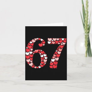 Carte Chemise de la Saint-Valentin 67 6 7 Mème Drôle 67