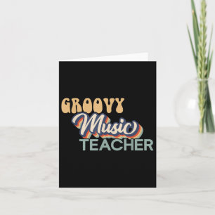 Carte Chemise de l'enseignant de musique super - Profess