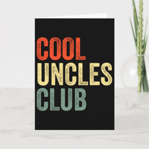 Carte Chemise de l'oncle Vintage Cool Club des oncles dr