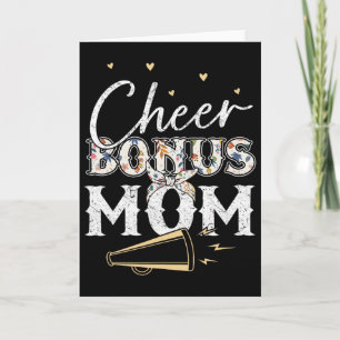 Carte Chemise de maman bonus de cheerleader Léopard de m