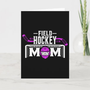Carte Chemise de mère de hockey sur gazon pour femmes Fê