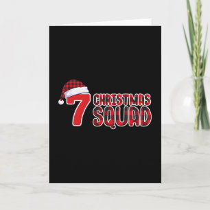 Carte Chemise de Noël 67 Six Sept Mème Équipe 67 Rouge P