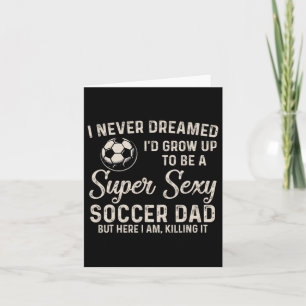 Carte Chemise de papa footballeur Cadeau de fête des pèr
