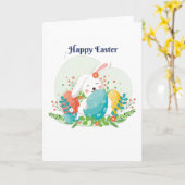 Carte Chemise de Pâques Filles Garçons Enfants (Fleur jaune)