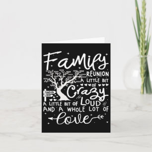 Carte Chemise de réunion de famille 2025 Réunion de fami