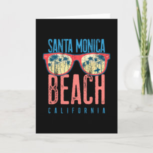 Carte Chemise de Santa Monica Beach Californie Vacances