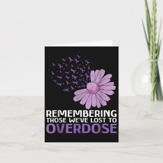 Carte Chemise de sensibilisation au surdosage en mémoire (Devant)