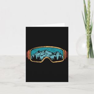 Carte Chemise De Ski D'Hiver Rétro Pour Hommes Femmes Ne